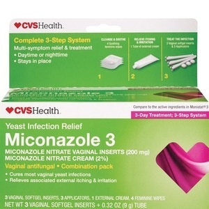 slide 1 of 1, CVS Health Miconazole 3-Day Complete Softgels Kit, 1 ct