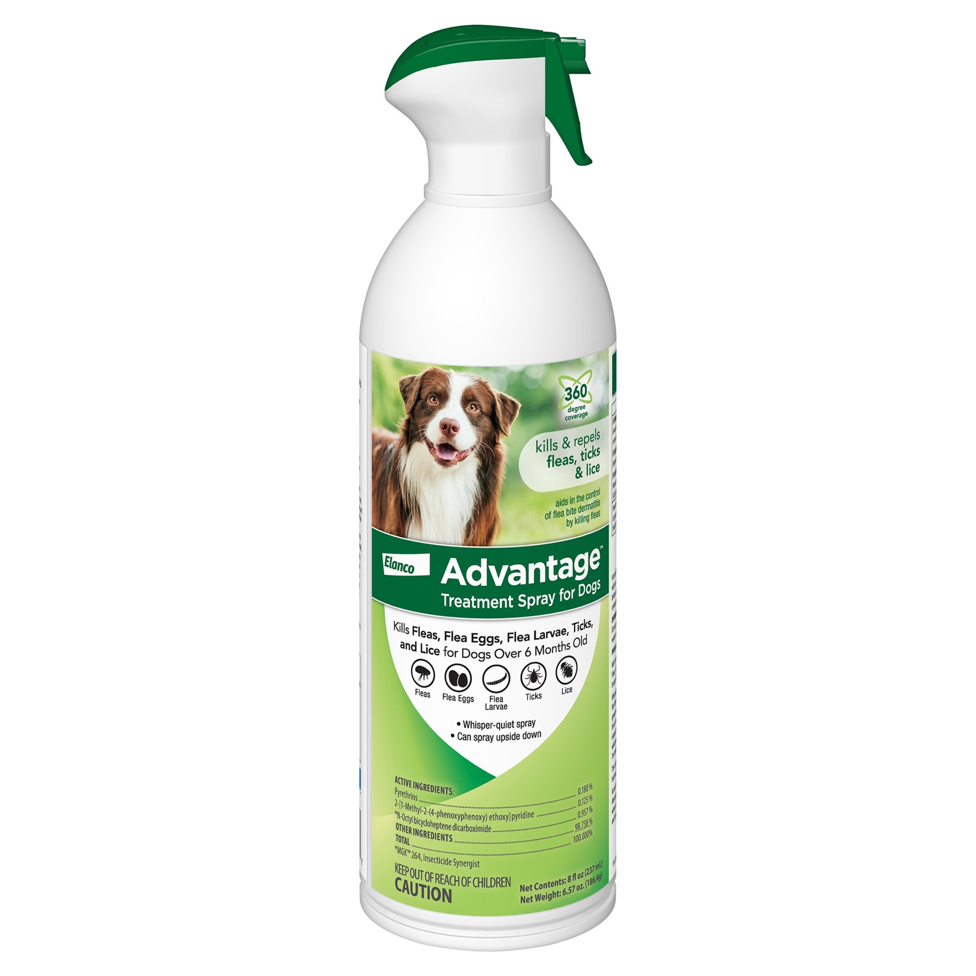 slide 1 of 1, Elanco Advntg F&T Lice Spry Dog, 8 oz