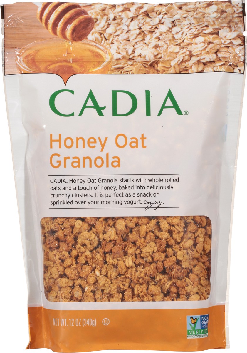 slide 6 of 9, Cadia Honey Oat Granola 12 oz, 12 oz