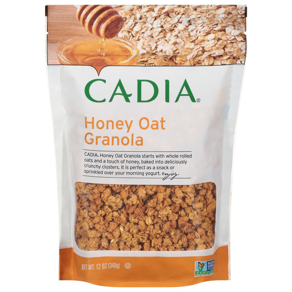 slide 1 of 9, Cadia Honey Oat Granola 12 oz, 12 oz