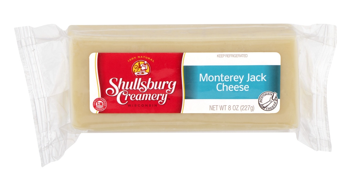 slide 1 of 1, Shullsburg Creamery Monterey Jack Cheese, 8 oz