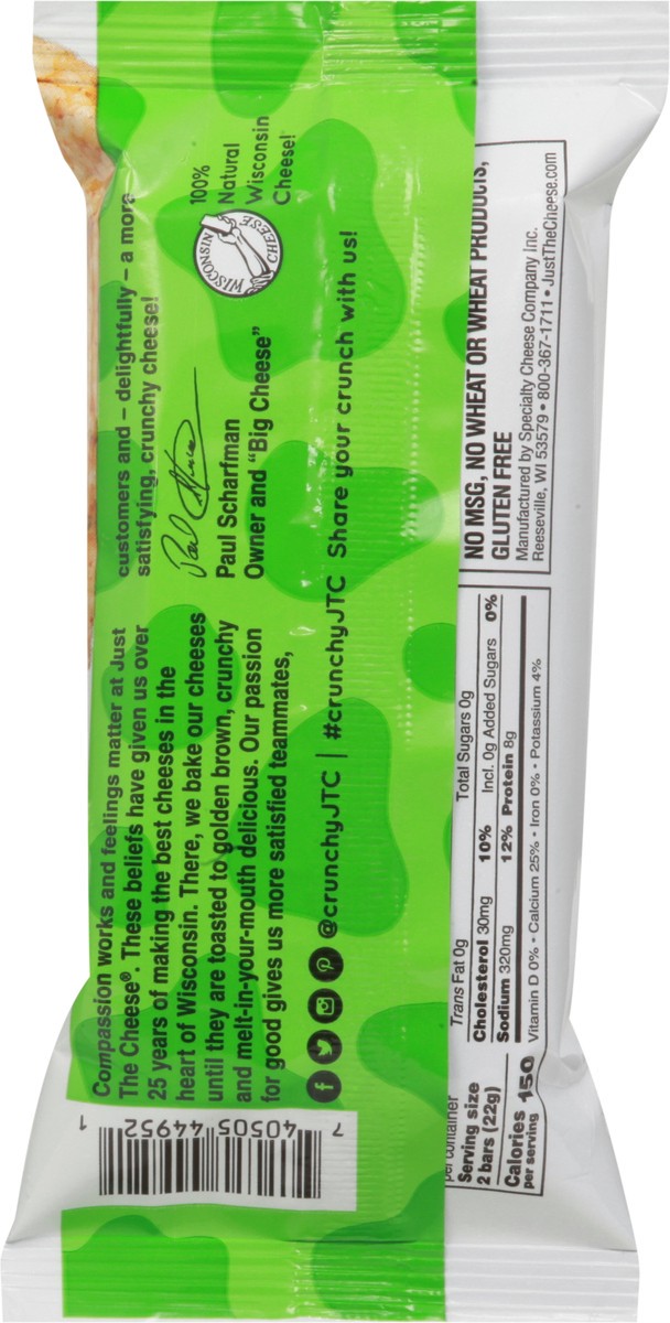 slide 3 of 9, Just the Cheese Jalapeno Bar 2 ea, 2 ct