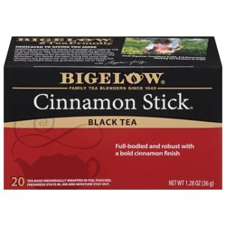 Bigelow Black Tea, Cinnamon Stick, Tea Bags