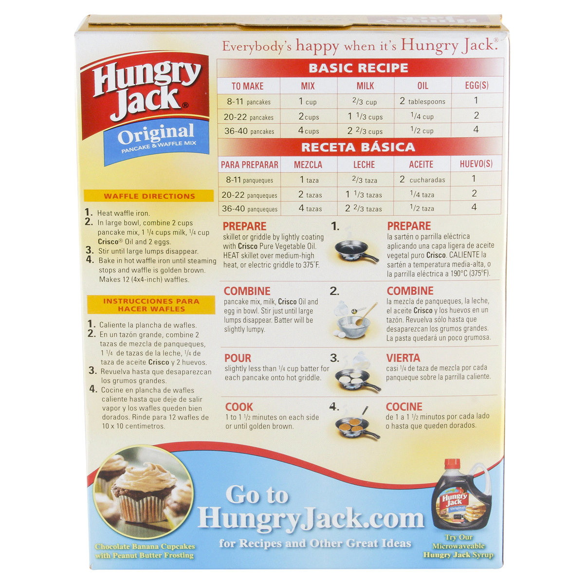 slide 4 of 6, Hungry Jack Original Pancake Mix, 2 lb