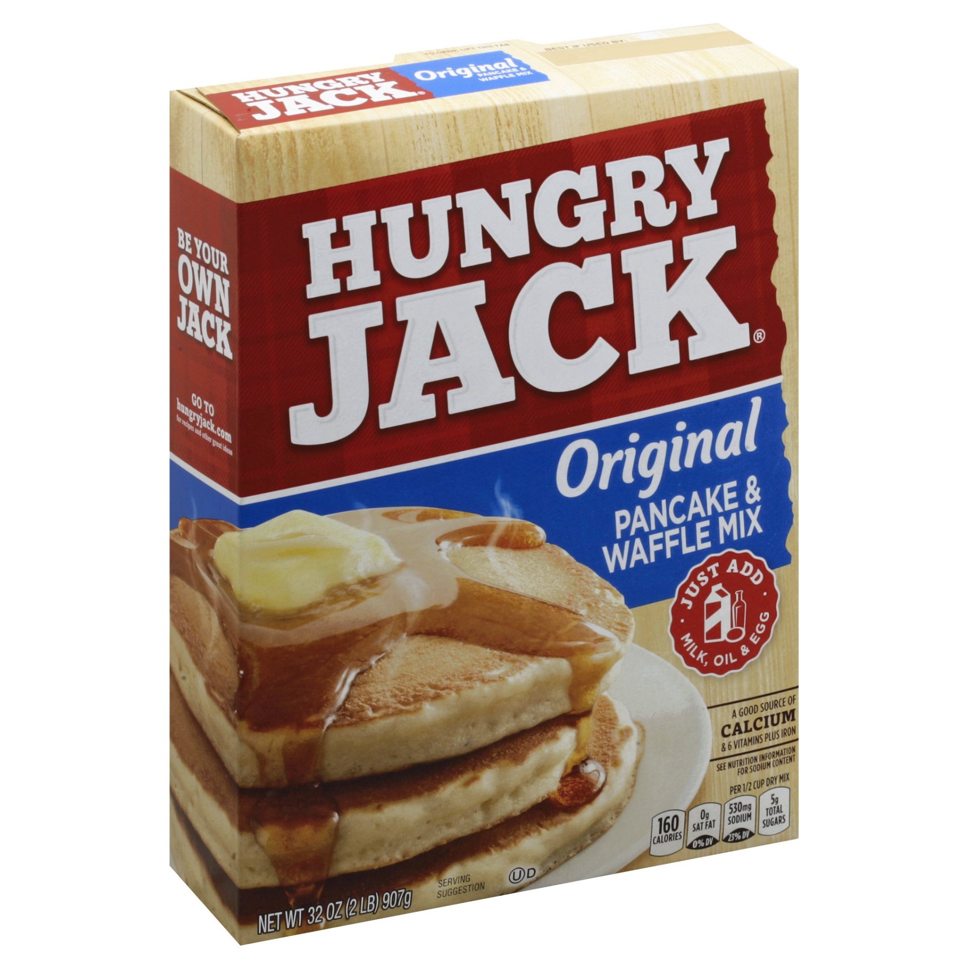 slide 1 of 6, Hungry Jack Original Pancake Mix, 2 lb