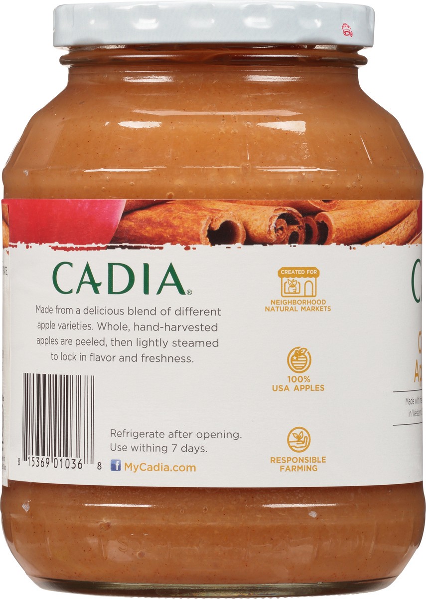 slide 8 of 14, Cadia Apple Sauce, Organic, Cinnamon 24 Oz, 24 oz
