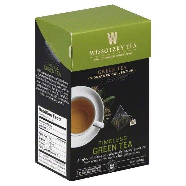 slide 1 of 5, Wissotzky Tea Timeless Green Tea, 16 ct