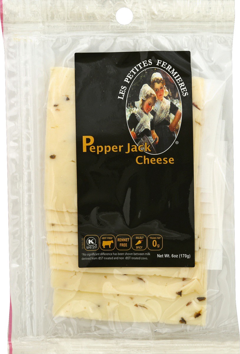 slide 2 of 3, Les Petites Fermieres Pepper Jack Cheese, 6 oz