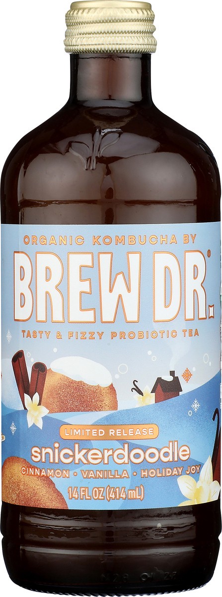 slide 7 of 9, Brew Dr. Brew Dr Kombucha Limited Release Snickerdoodle - 14 fl oz, 14 fl oz