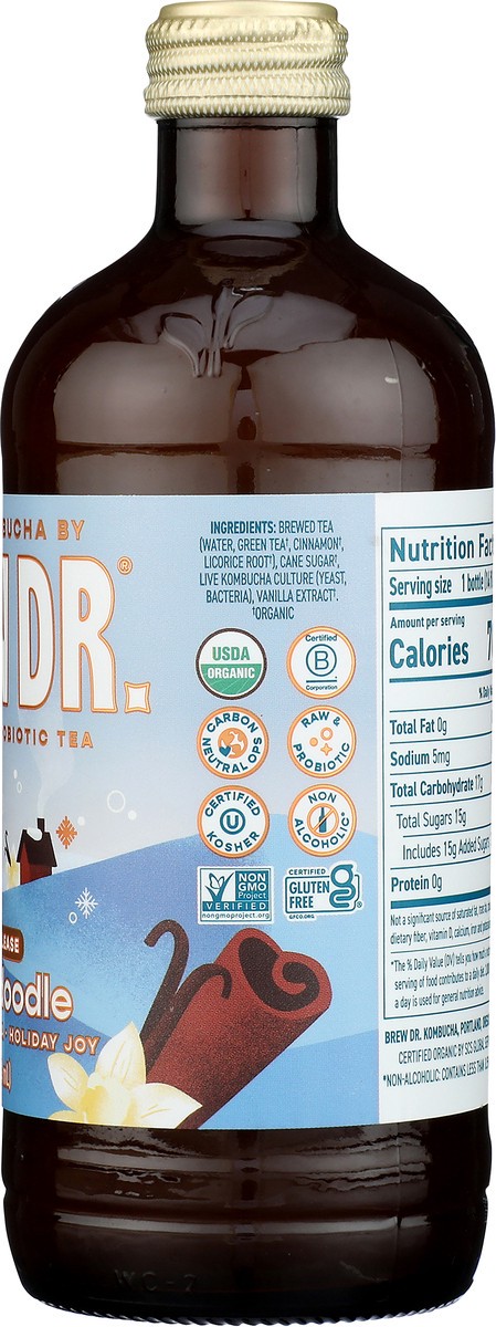 slide 8 of 9, Brew Dr. Brew Dr Kombucha Limited Release Snickerdoodle - 14 fl oz, 14 fl oz