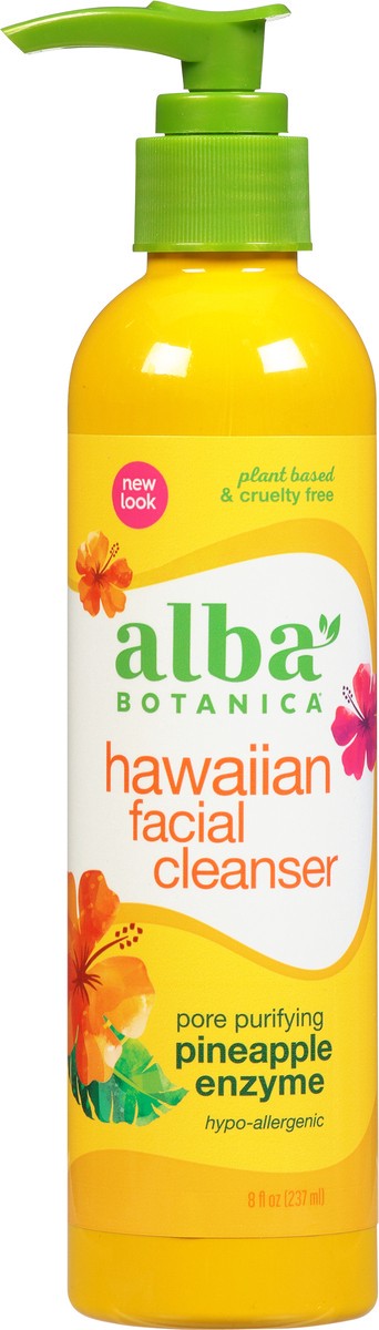 slide 8 of 8, Alba Botanica Pineapple Enzyme Hawaiian Facial Cleanser, 8 fl oz