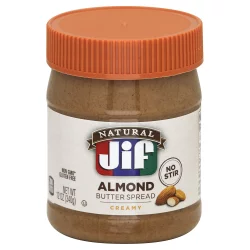 Jif Natural No Stir Creamy Almond Butter Spread