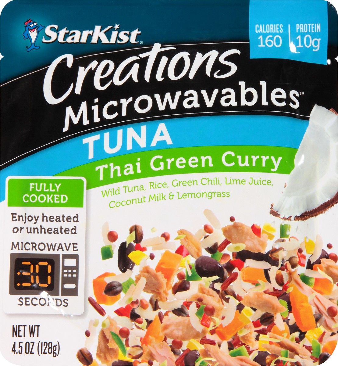 slide 12 of 13, StarKist Creations Microwavables Thai Green Curry Tuna 4.5 oz, 4.5 oz