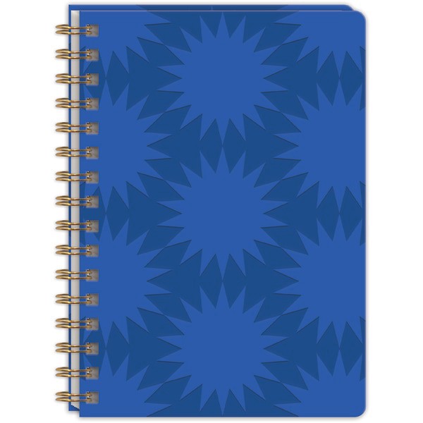 slide 1 of 2, Punch Studio Vegan Leather Spiral Journal, 6-1/4"" X 8-1/2"", Legal Rule, 144 Pages, Blue, 1 ct