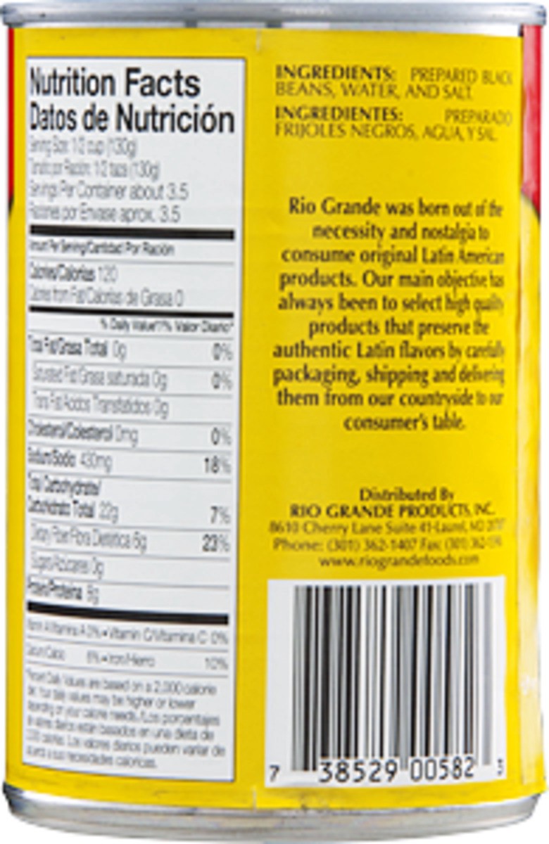 slide 8 of 9, Rio Grande Black Beans, 15.5 oz