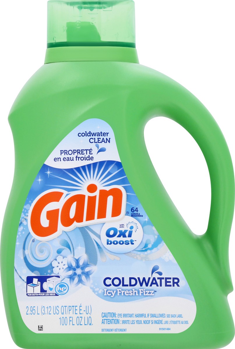 slide 6 of 9, Gain Liquid Detergent, 2.95 l