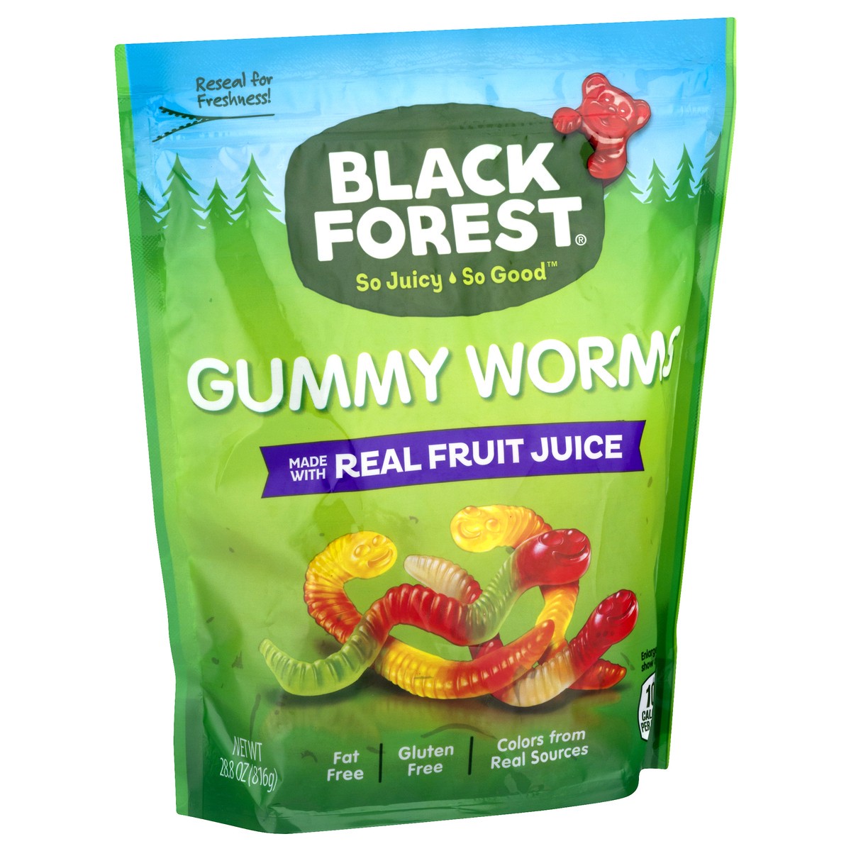 slide 5 of 11, Black Forest 06762 155687 Gummy Worms 28.8 oz, 28.8 oz