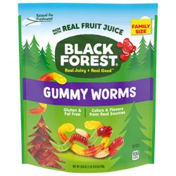 Black Forest Gummy Worms Family Size 28.8 oz
