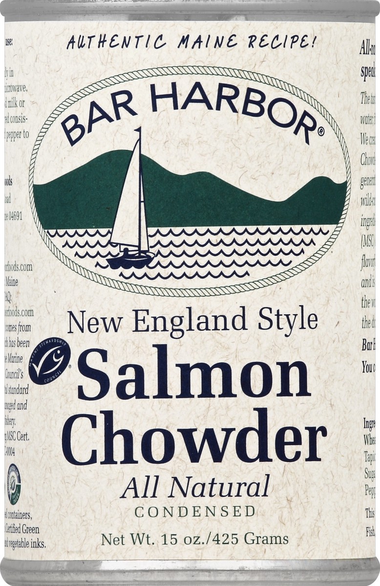 slide 2 of 2, Bar Harbor Salmon Chowder, 15 fl oz