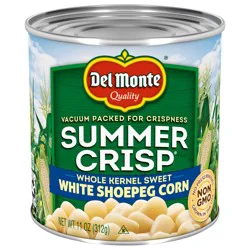 Del Monte Summer Crisp White Shoepeg Corn, 11 oz Can