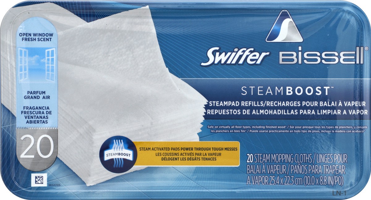 slide 3 of 5, Swiffer Steampad Refills 20 ea, 20 ct