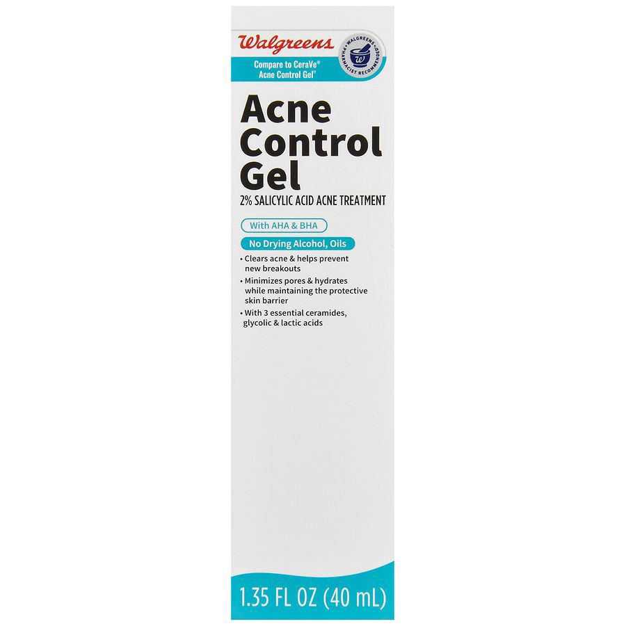 slide 1 of 5, Walgreens Acne Control Gel, 1.35 fl oz