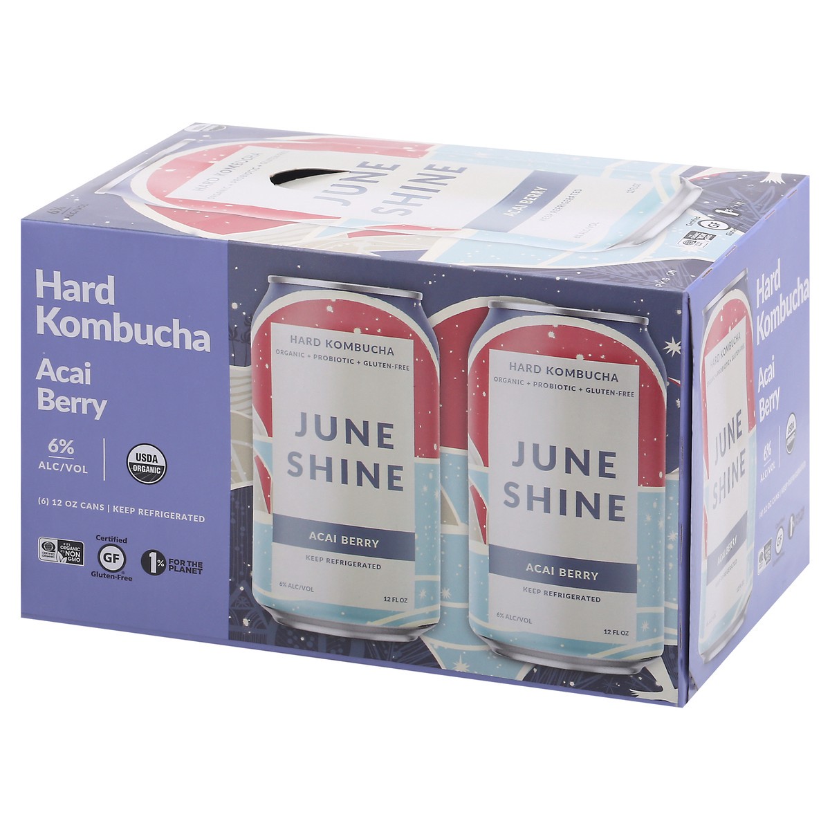 slide 5 of 13, JuneShine Acai Berry, 72 fl oz