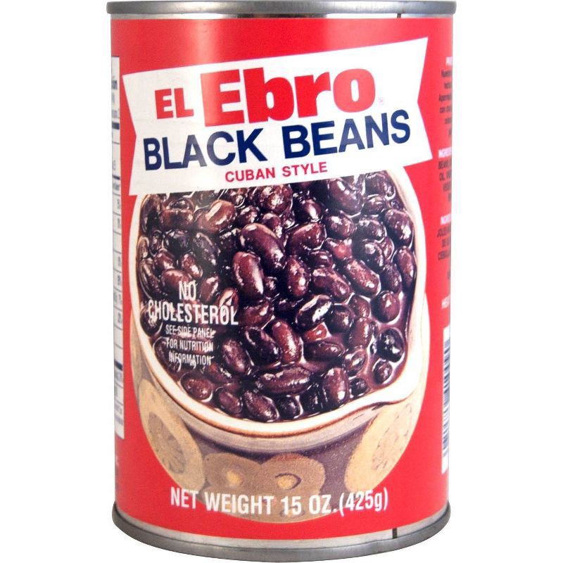slide 1 of 1, El Ebro Black Beans 15 oz, 15 oz