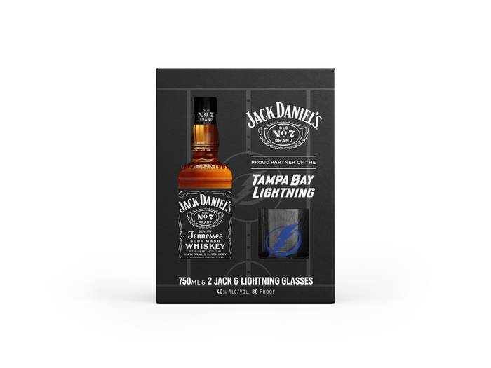 slide 1 of 4, Jack Daniel's Black Tampa Bay Lighting, 1 ct