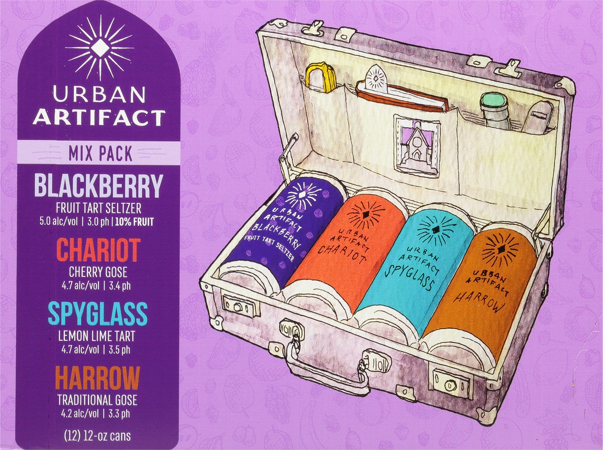 slide 4 of 11, Urban Artifact Fruit Tart Adventure Pack 12 - 12 oz Cans, 12 oz