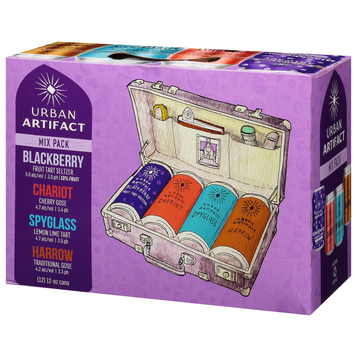 slide 11 of 11, Urban Artifact Fruit Tart Adventure Pack 12 - 12 oz Cans, 12 oz