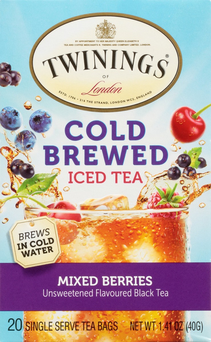 slide 1 of 9, Twinings Cold Brewed Bags Mixed Berries Iced Tea - 20 ct, 20 ct