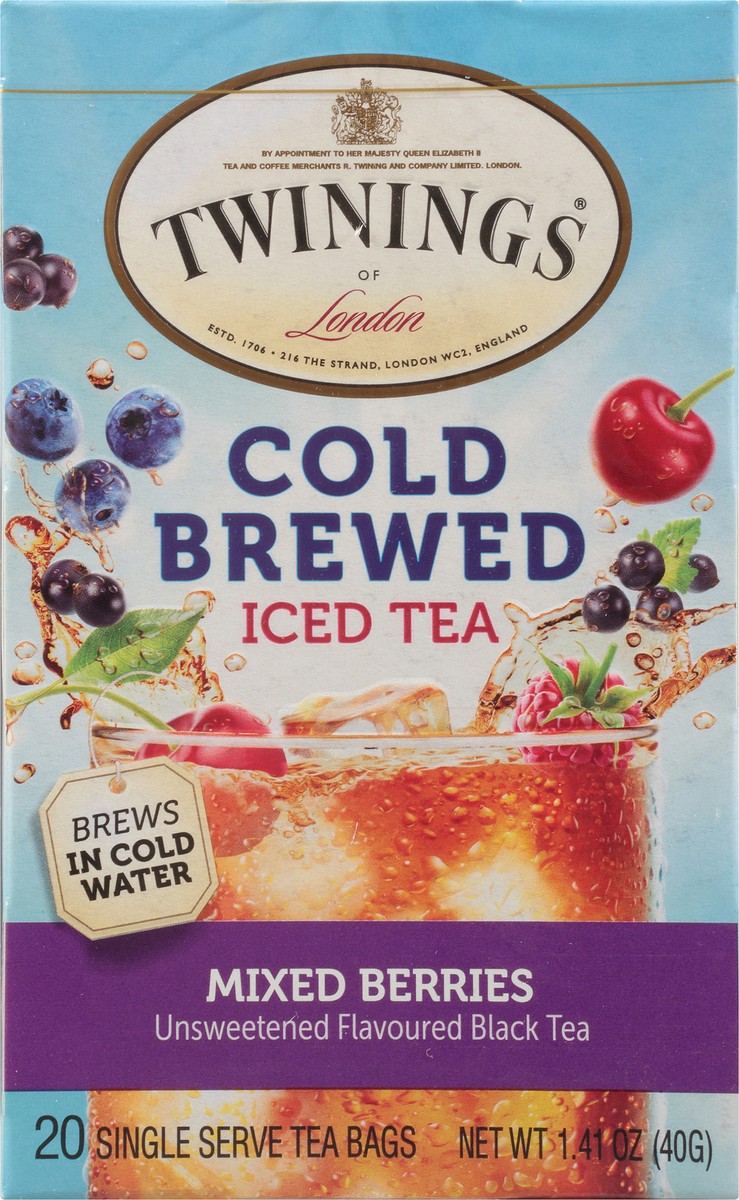 slide 8 of 9, Twinings Cold Brewed Bags Mixed Berries Iced Tea - 20 ct, 20 ct