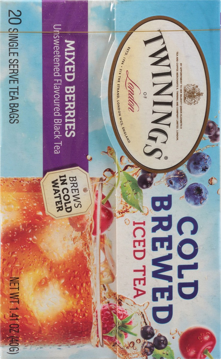 slide 6 of 9, Twinings Cold Brewed Bags Mixed Berries Iced Tea - 20 ct, 20 ct