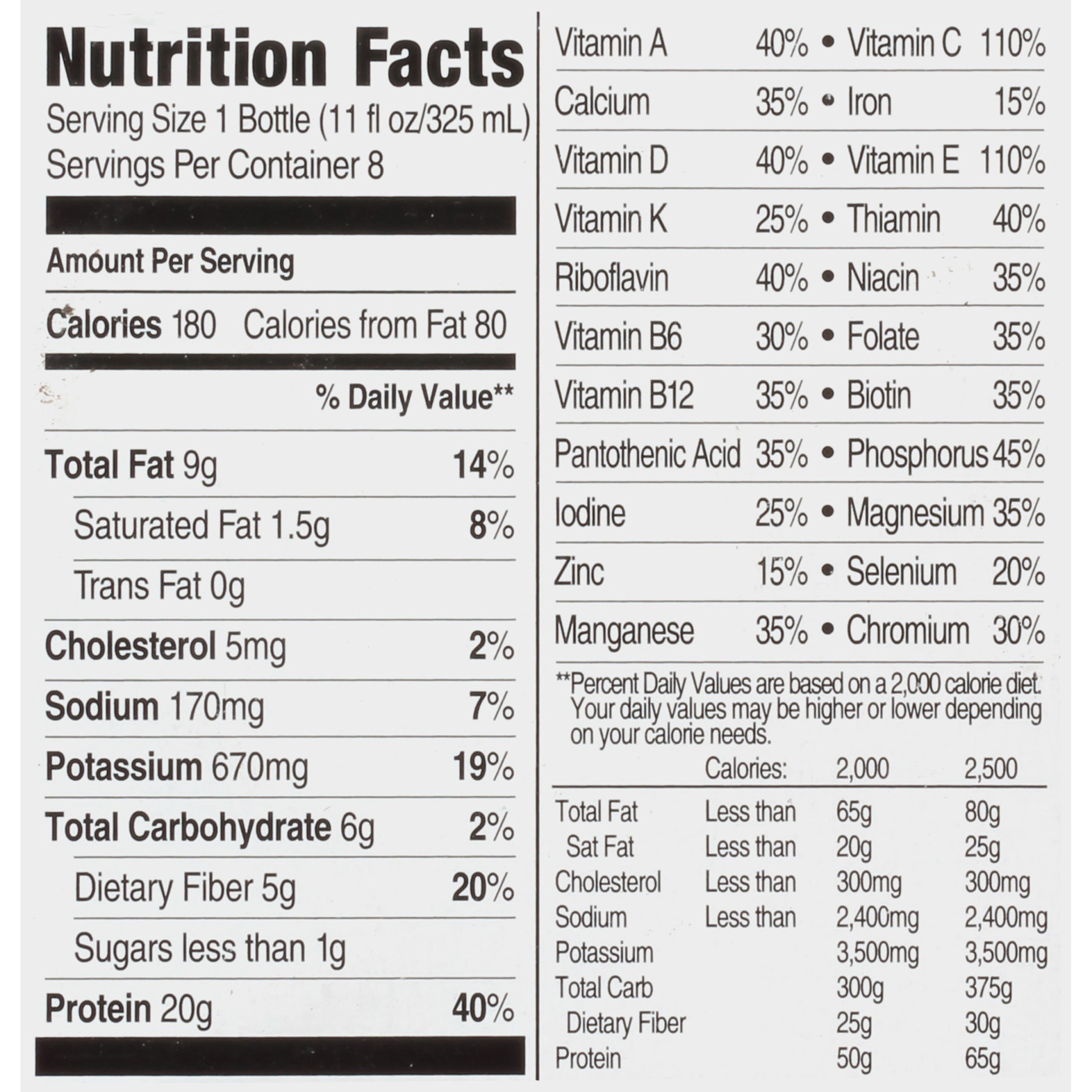 slide 7 of 9, SlimFast High Protein Vanilla Cream Meal Replacement Shake 8 - 11 fl oz Bottles, 8 ct