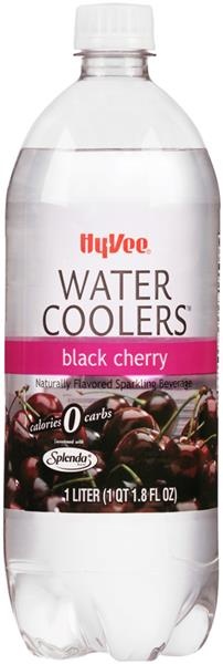 slide 1 of 1, Hy-Vee Black Cherry Water Coolers, 1 liter