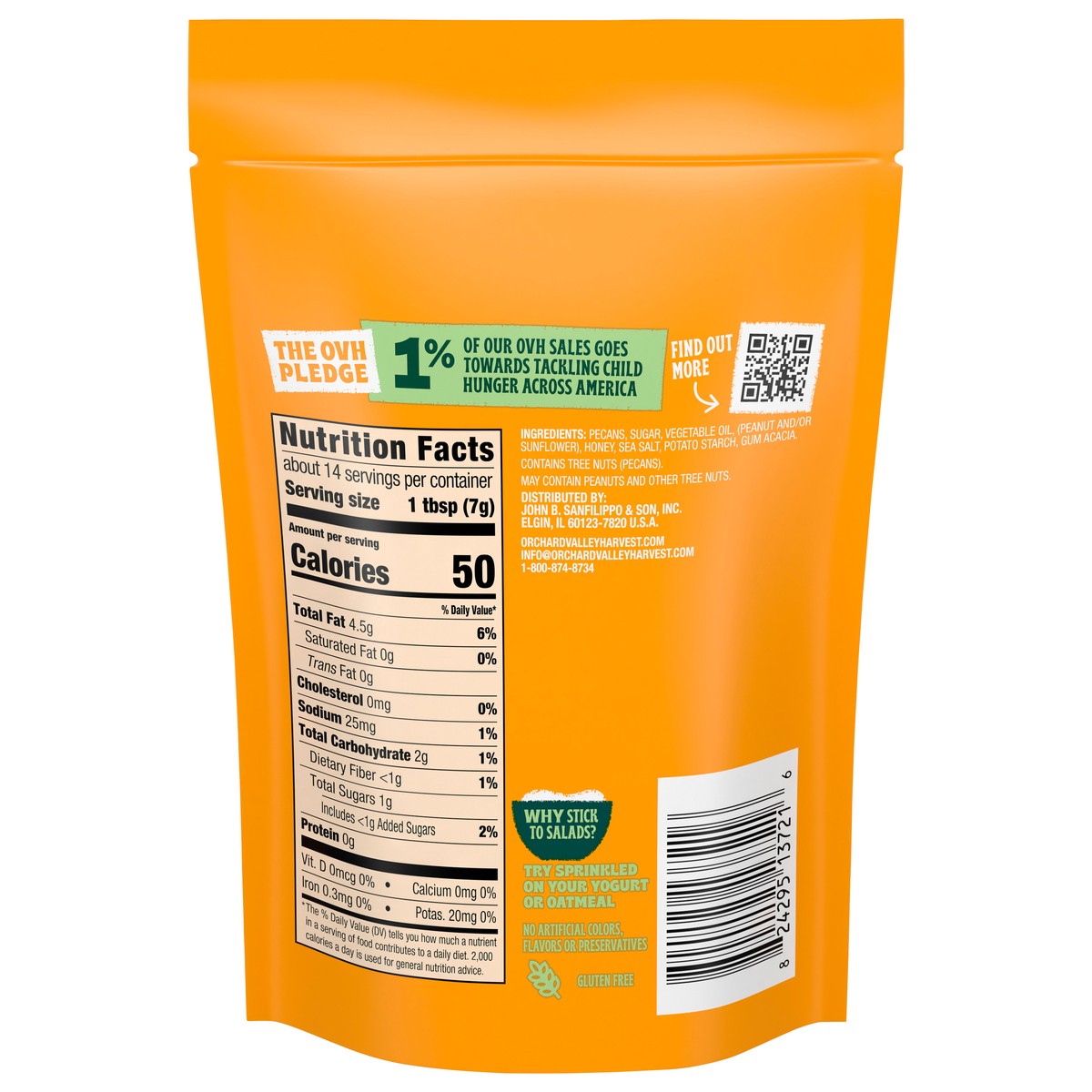 slide 8 of 13, Orchard Valley Harvest Honey Roasted Pecans Salad Toppers - 3.5 oz, 3.5 oz