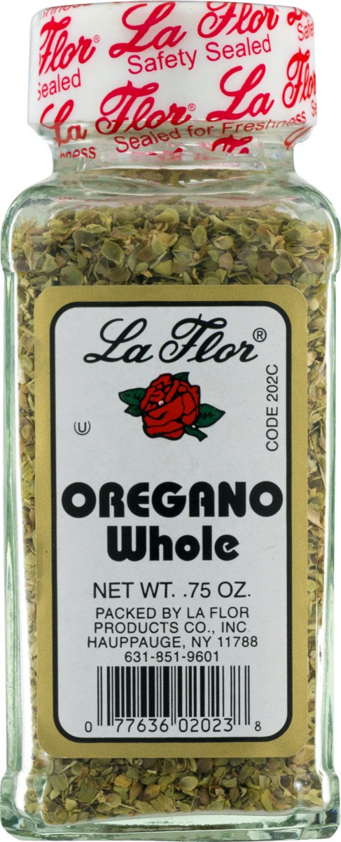 slide 7 of 9, La Flor Oregano Whole, 0.75 oz