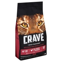 slide 1 of 1, CRAVE Dry Cat Indoor Chicken & Salmon, 1 ct