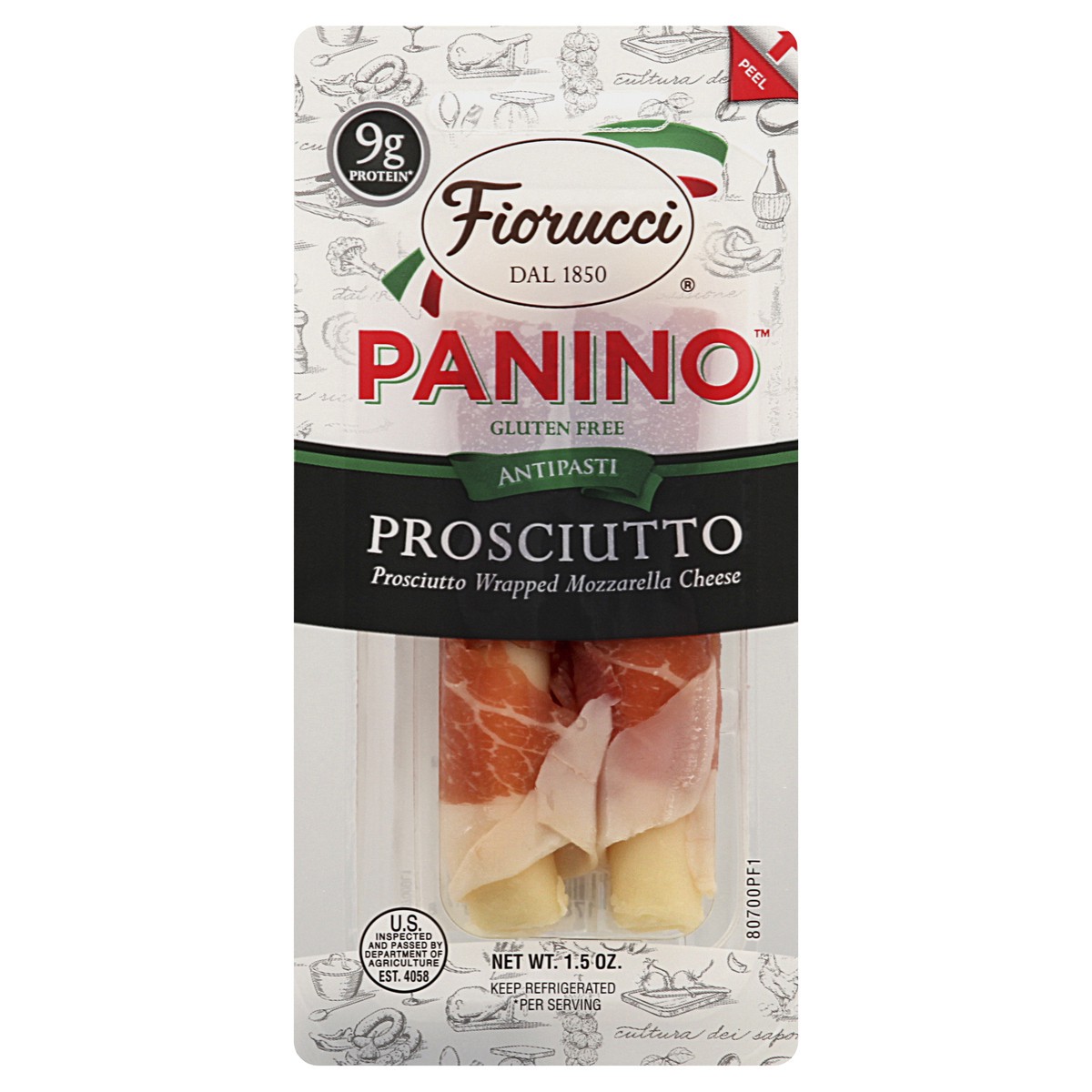 slide 5 of 9, Fiorucci® Panino™ prosciutto, 1.5 oz