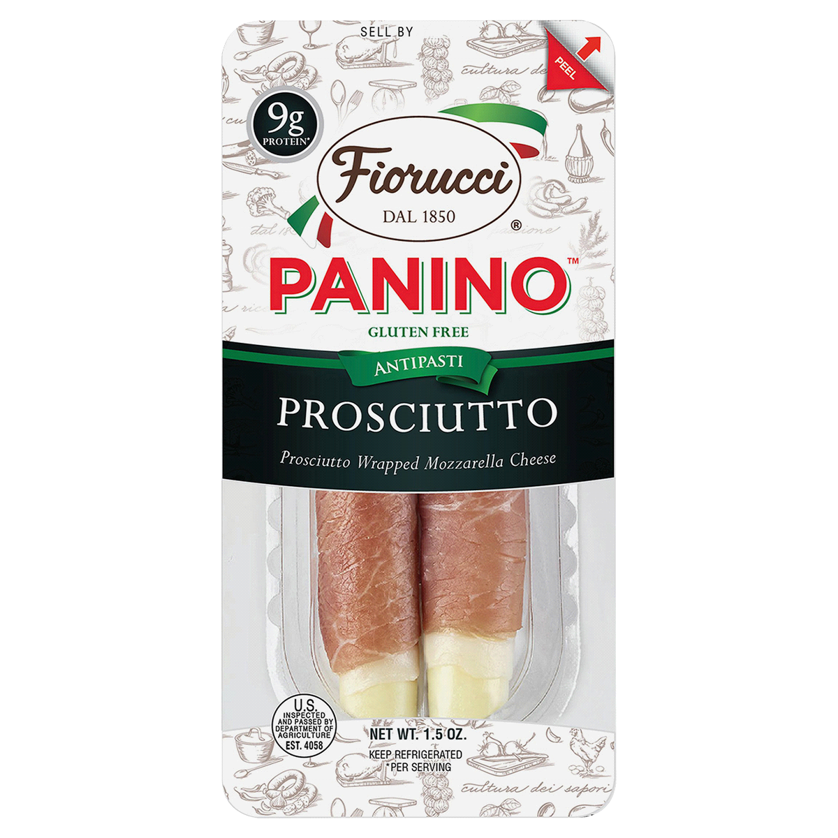 slide 1 of 6, Fiorucci® Panino™ prosciutto, 1.5 oz