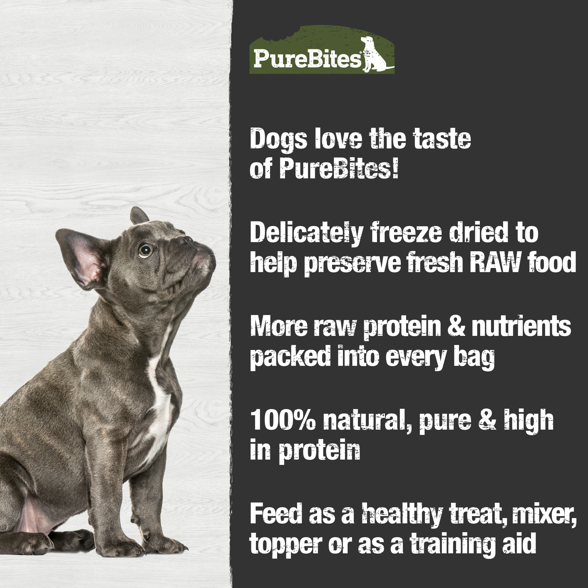 slide 3 of 5, PureBites Beef Liver Dog Treats, 16.6 oz