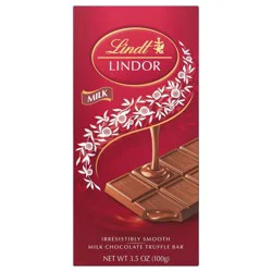 Lindt Lindor Milk Chocolate Truffle Bar- 3.5 oz