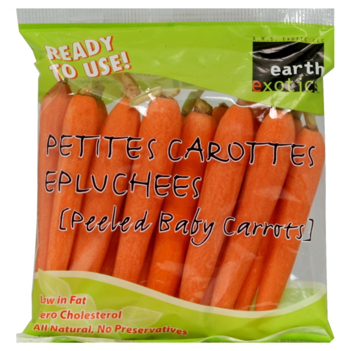 slide 2 of 2, Earth Exotics Petite Peeled Baby Carrots, 8 oz