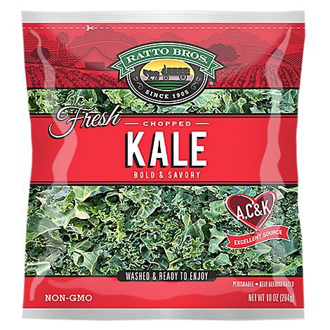 slide 1 of 1, Kale Greens Chopped - 10 OZ, 10 oz