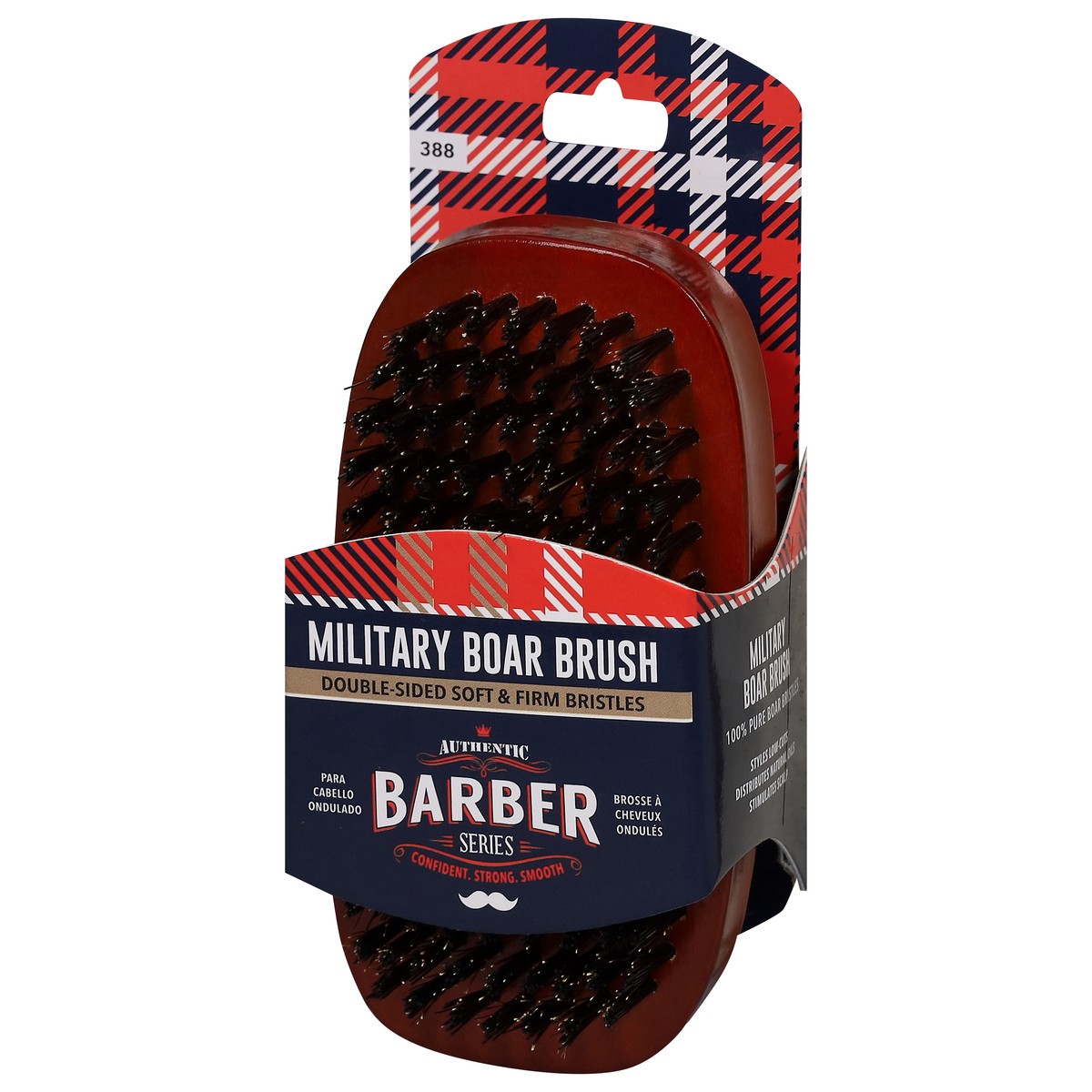 slide 2 of 9, Firstline Military Boar Brush 1 ea, 1 ct