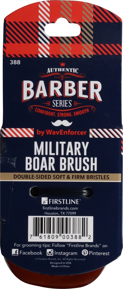 slide 7 of 9, Firstline Military Boar Brush 1 ea, 1 ct