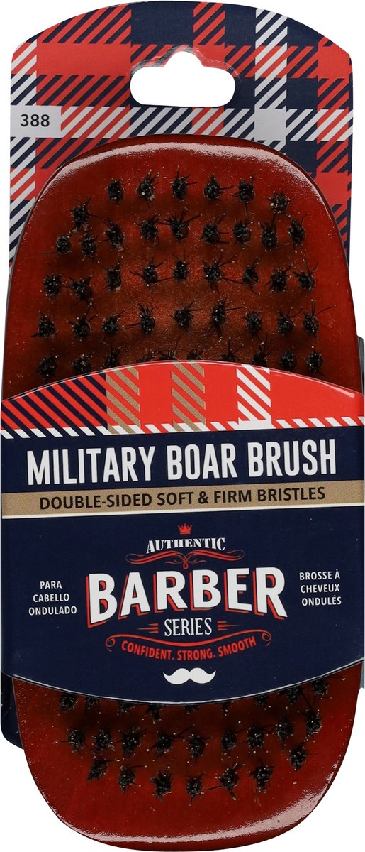 slide 5 of 9, Firstline Military Boar Brush 1 ea, 1 ct