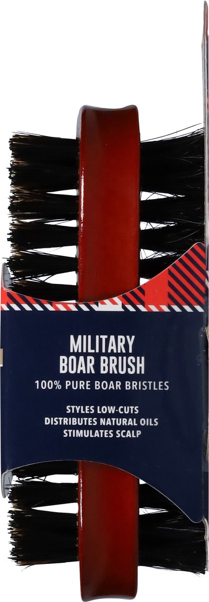 slide 3 of 9, Firstline Military Boar Brush 1 ea, 1 ct
