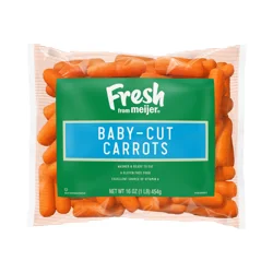 Fresh from Meiijer Baby-Cut Carrots, 1 Lb